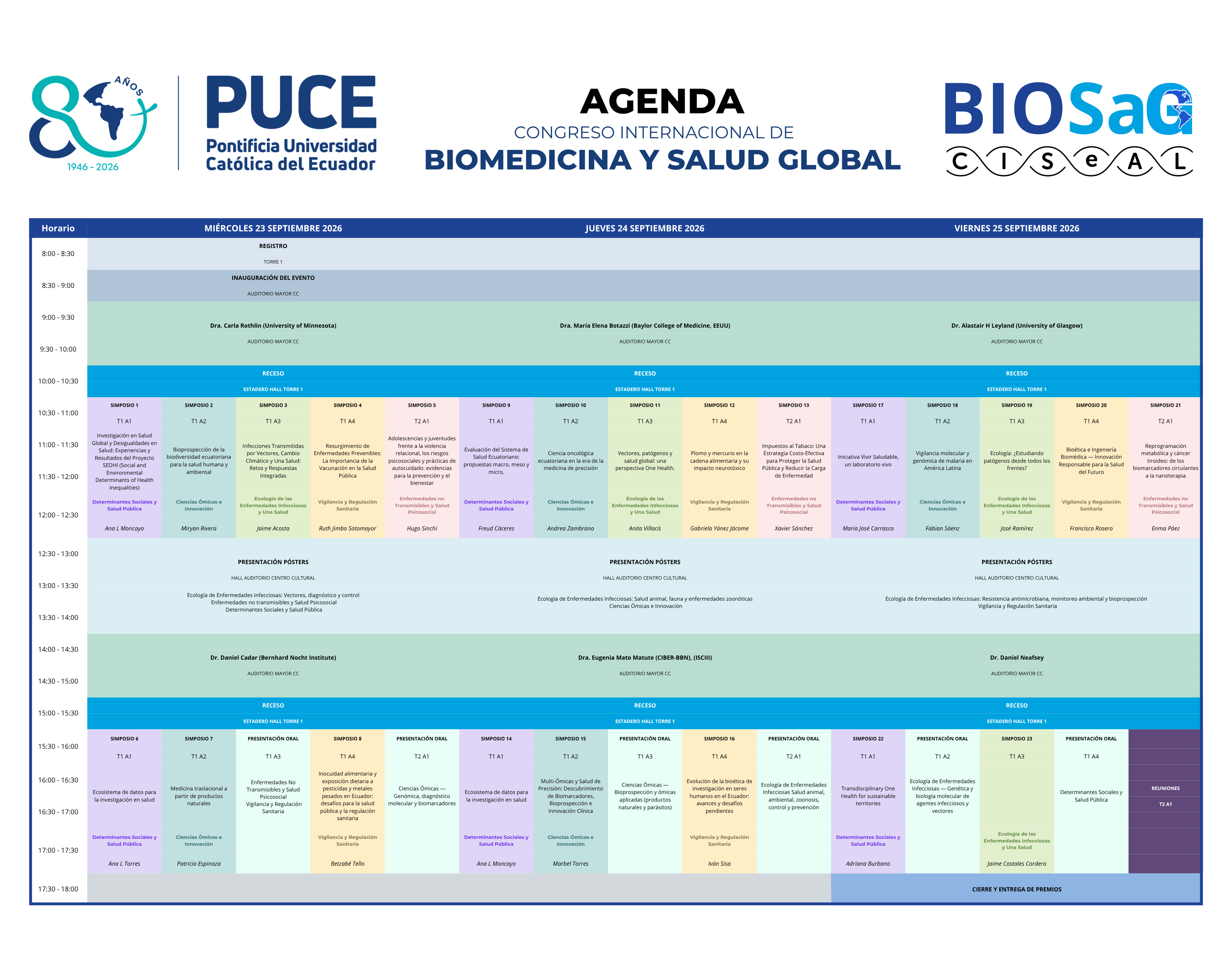 Agenda BIOSaG
