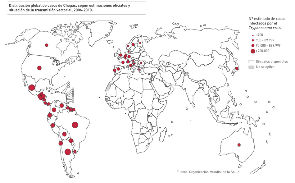 mapa Chagas